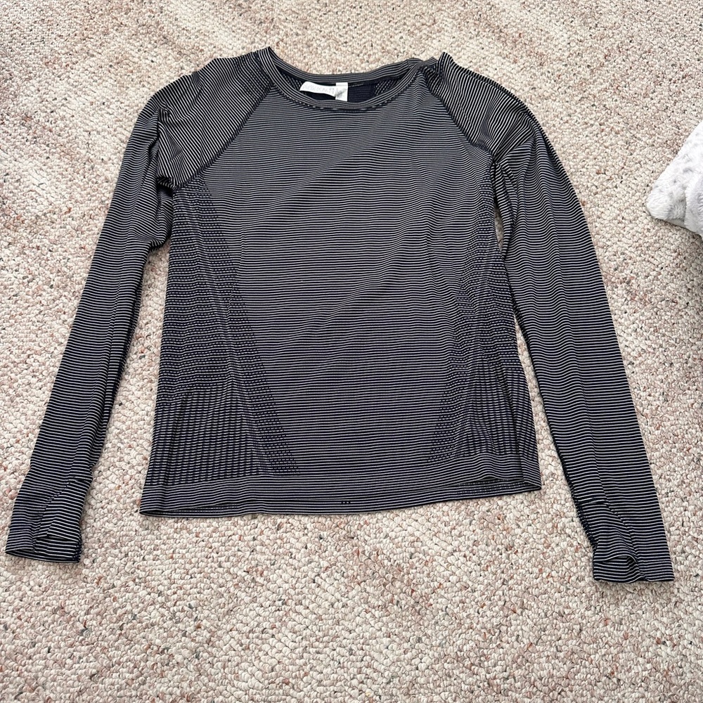 Striped athleta long sleeve shirt. Size large.